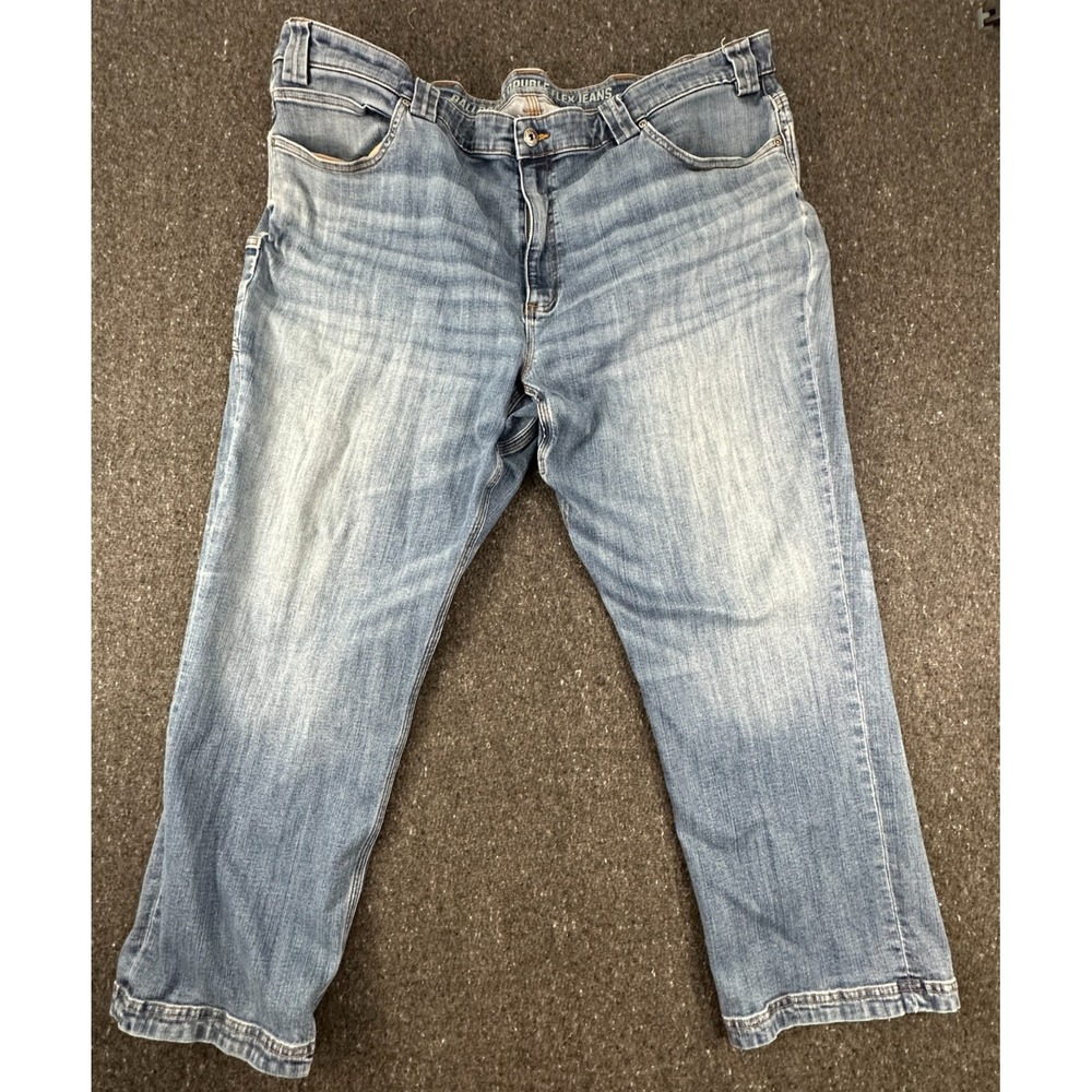 Duluth Ballroom Double Flex Relaxed Fit Mens 46x30 Workwear Blue Jeans Stretch